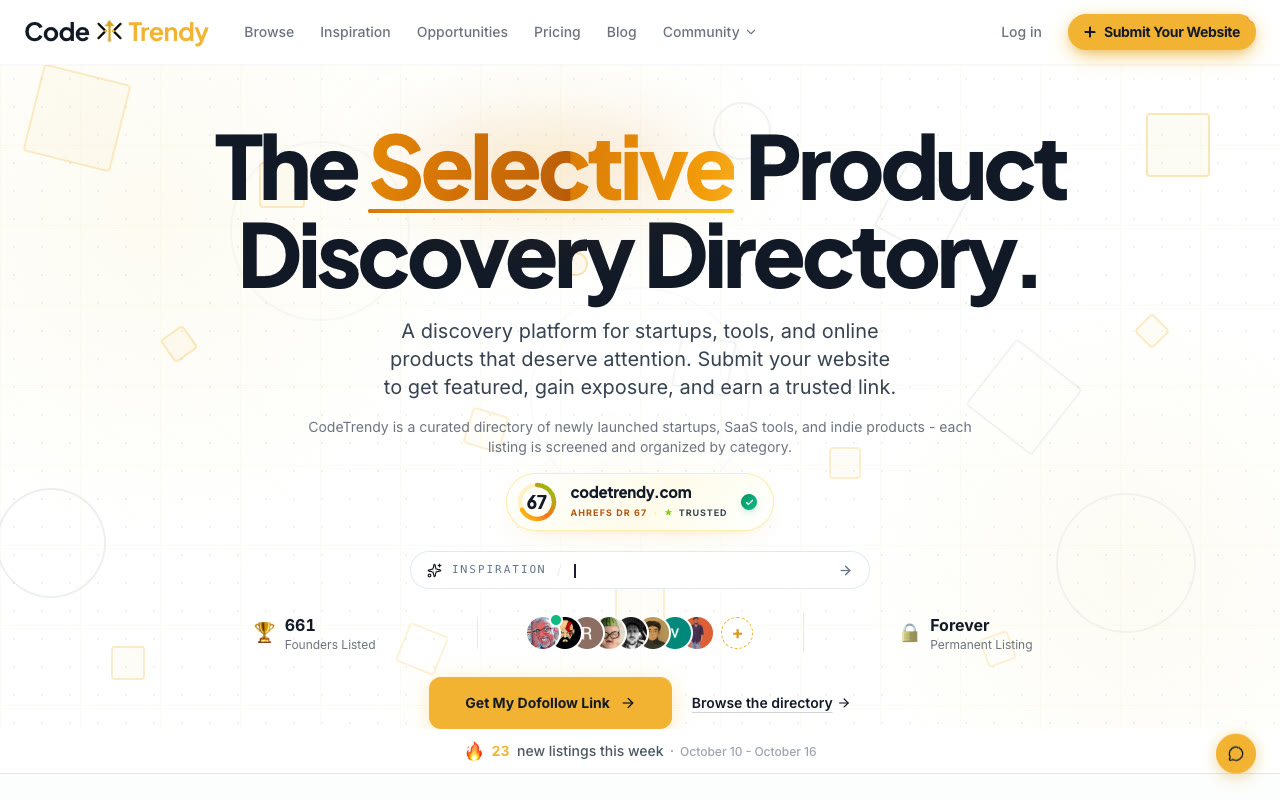 Screenshot 1 of CodeTrendy