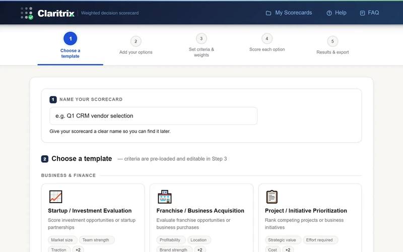 Screenshot 1 of Claritrix