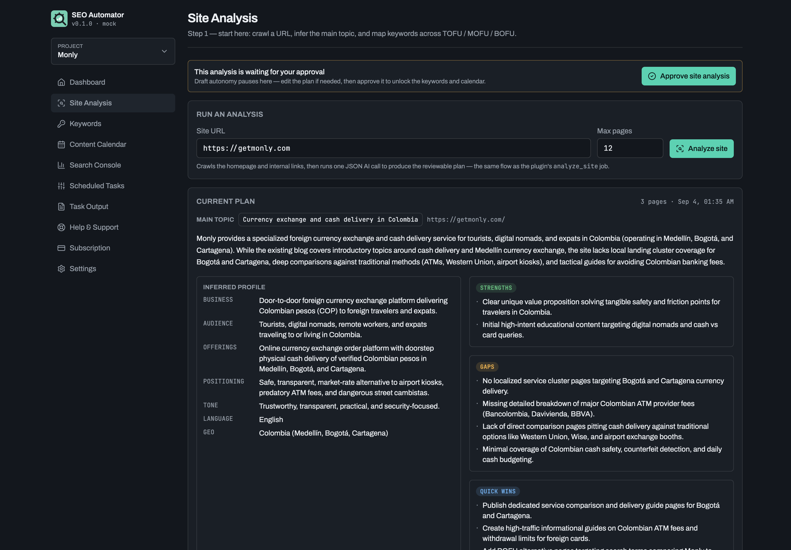 Screenshot 2 of SEO Automator