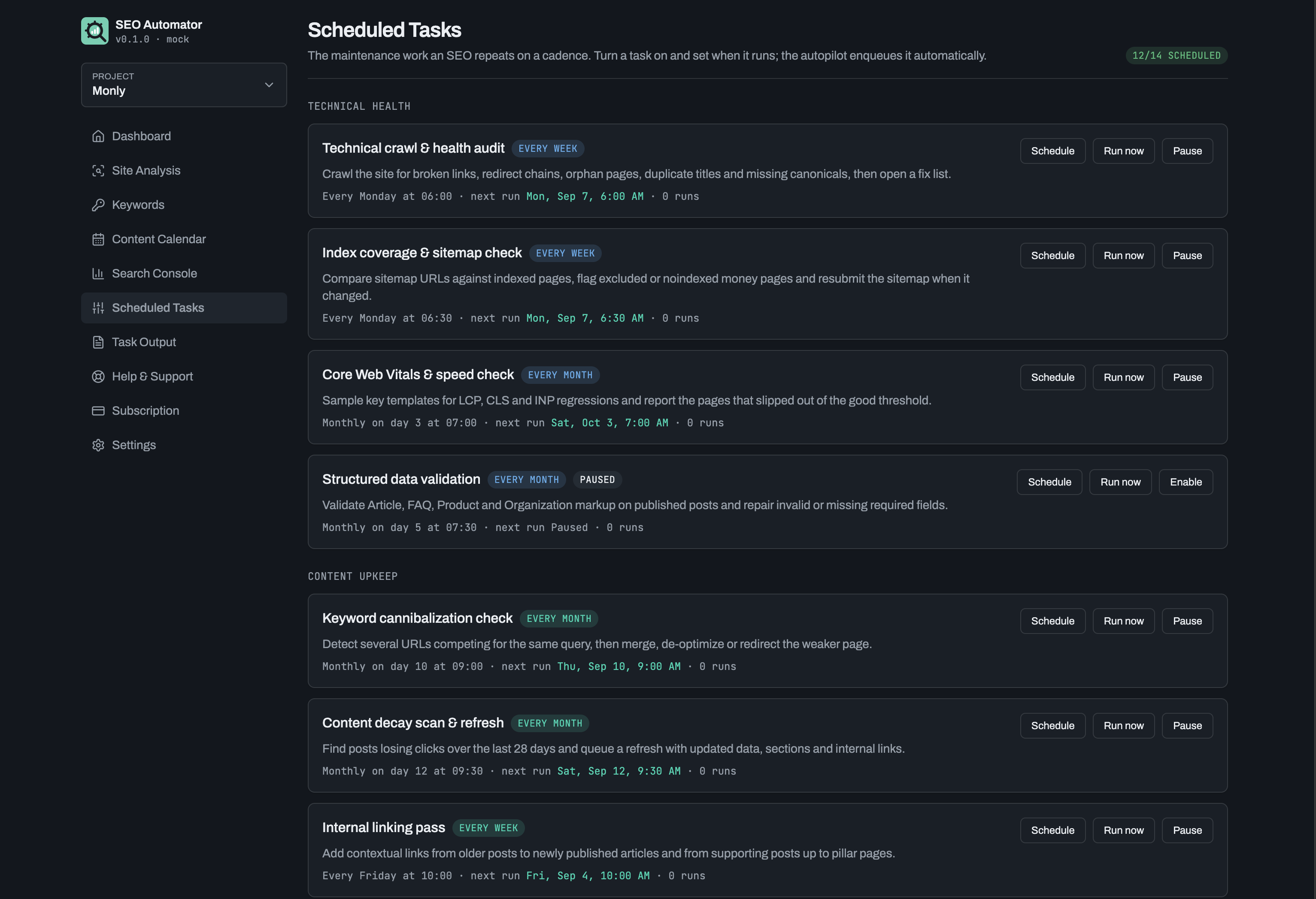 Screenshot 3 of SEO Automator