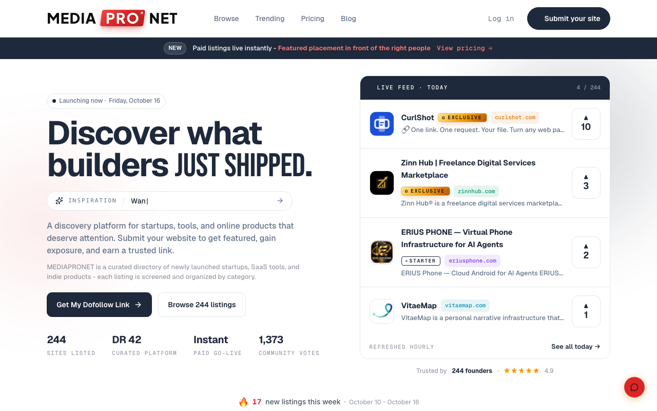 Screenshot 1 of MEDIAPRONET